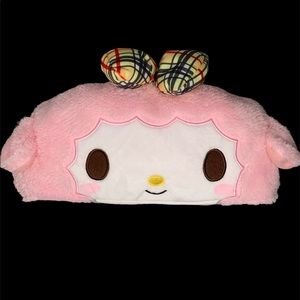 Sanrio My Melody Pink Plush Tissue Box Cover